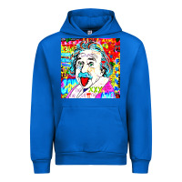 Cobalt POP ART RETRO Urban Hoodie - artisFamous