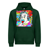 Forest Green POP ART RETRO Urban Hoodie - artisFamous