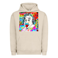 Pigment French Oak POP ART RETRO Urban Hoodie - artisFamous