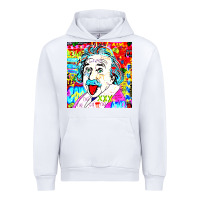 White POP ART RETRO Urban Hoodie - artisFamous