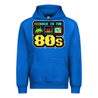 Cobalt BACK TO THE 80S Urban Hoodie - artisFamous