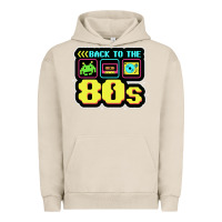 Pigment French Oak BACK TO THE 80S Urban Hoodie - artisFamous