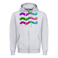 Heather Grey worm jelly Zipper Hoodie - AdoDesignShop