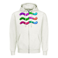Oatmeal Heather worm jelly Zipper Hoodie - AdoDesignShop