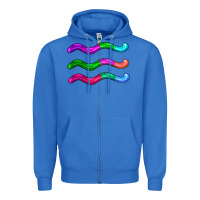 True Royal worm jelly Zipper Hoodie - AdoDesignShop
