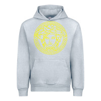 Heather Grey VINTAGE  Medusa Urban Hoodie - artisFamous