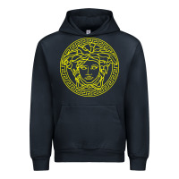 Navy VINTAGE  Medusa Urban Hoodie - artisFamous