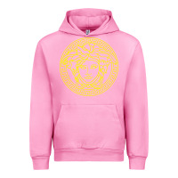Fuchsia Pink VINTAGE  Medusa Urban Hoodie - artisFamous
