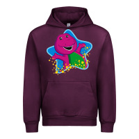 Mauve Wine barney 5 Urban Hoodie - artisFamous
