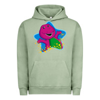 Pigment Oil Green barney 5 Urban Hoodie - artisFamous