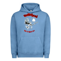 Pigment Pebble Blue lemmy vocal Urban Hoodie - artisFamous