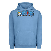 Pigment Pebble Blue One piece Urban Hoodie - artisFamous