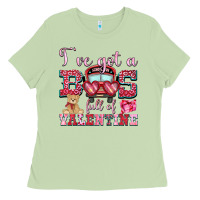 Matcha i've got a bus full of valentine Ladies Tee - OliviaCreatesArt