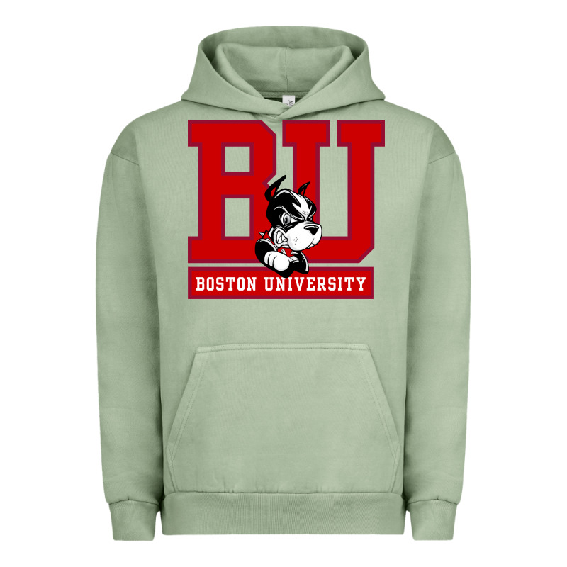 Boston University Terriers Urban Hoodie by artisFamous | Teevron