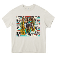 Cream rodeo girl Heavy Core Tee - TumblerDesignByShophia