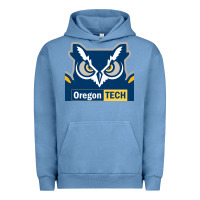 Pigment Pebble Blue Oregon Tech Gift Urban Hoodie - artisFamous