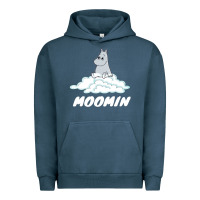 Pigment Midnight Navy Moomin Urban Hoodie - artisFamous