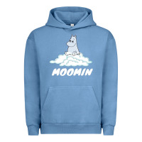Pigment Pebble Blue Moomin Urban Hoodie - artisFamous