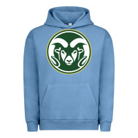 Pigment Pebble Blue colorado state rams Urban Hoodie - artisFamous
