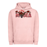Pigment Salmon valentines day mama Urban Hoodie - RanaPortraitStore
