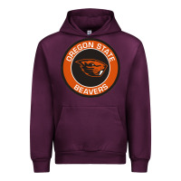 Mauve Wine Oregon College Gift Urban Hoodie - artisFamous