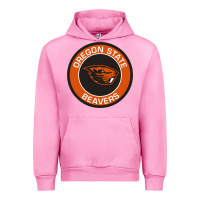 Fuchsia Pink Oregon College Gift Urban Hoodie - artisFamous