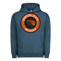 Pigment Midnight Navy Oregon College Gift Urban Hoodie - artisFamous