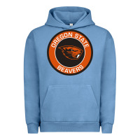 Pigment Pebble Blue Oregon College Gift Urban Hoodie - artisFamous