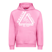 Fuchsia Pink gracie jiu jitsu  2 Urban Hoodie - artisFamous