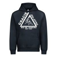 Navy gracie jiu jitsu  2 Urban Hoodie - artisFamous