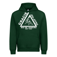 Forest Green gracie jiu jitsu  2 Urban Hoodie - artisFamous