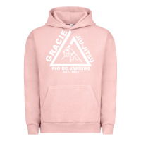 Pigment Salmon gracie jiu jitsu  2 Urban Hoodie - artisFamous