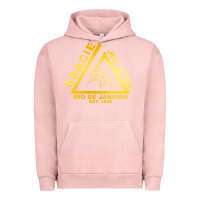 Pigment Salmon gracie jiu jitsu Urban Hoodie - artisFamous