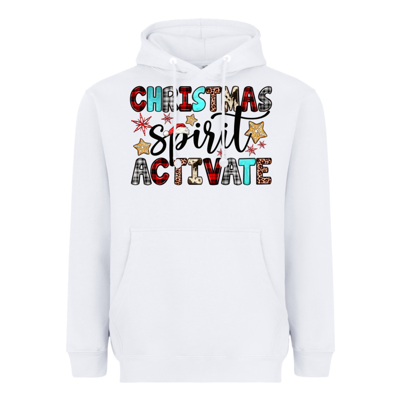 Christmas Spirit Activate Heavyweight Hoodie by JahusDesignShop | Teevron