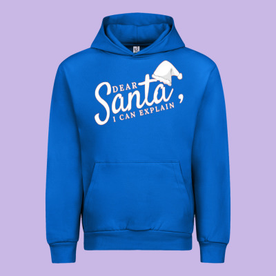 Dear Santa I Can Explain Urban Hoodie Designed By Artisfamous