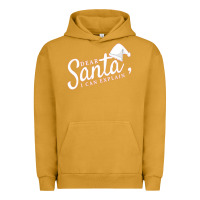 Pigment Peanut Butter Dear Santa I Can Explain Urban Hoodie - artisFamous