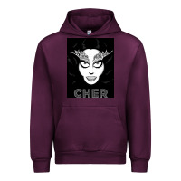Mauve Wine CHER Urban Hoodie - artisFamous
