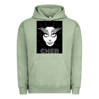 Pigment Oil Green CHER Urban Hoodie - artisFamous