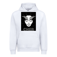 White CHER Urban Hoodie - artisFamous