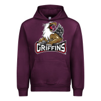 Mauve Wine griffins Urban Hoodie - artisFamous