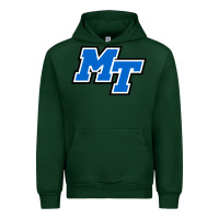 Forest Green middle tennessee mt logomark Urban Hoodie - artisFamous