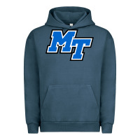 Pigment Midnight Navy middle tennessee mt logomark Urban Hoodie - artisFamous