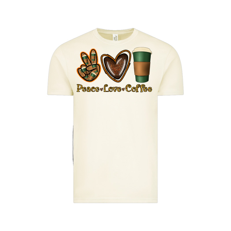 Peace Love Coffee Vintage Tee by Jasminsmagicworld | Teevron