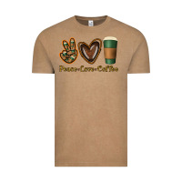 Vintage Coffee peace love coffee Vintage Tee - Jasminsmagicworld