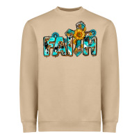 Mushroom faith with cross ado Heavyweight Sweatshirt - AdoDesignShop