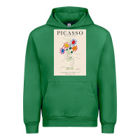 Emerald pablo picasso   bouquet of peace Urban Hoodie - artisFamous