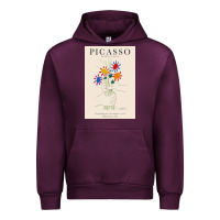 Mauve Wine pablo picasso   bouquet of peace Urban Hoodie - artisFamous