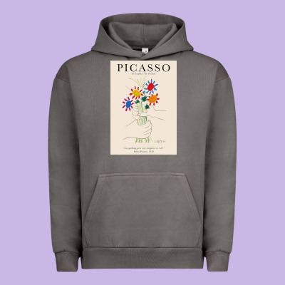 Pablo Picasso   Bouquet Of Peace Urban Hoodie Designed By Artisfamous