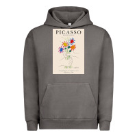 Pigment Tornado pablo picasso   bouquet of peace Urban Hoodie - artisFamous
