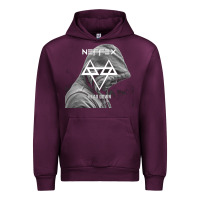 Mauve Wine head down Urban Hoodie - artisFamous